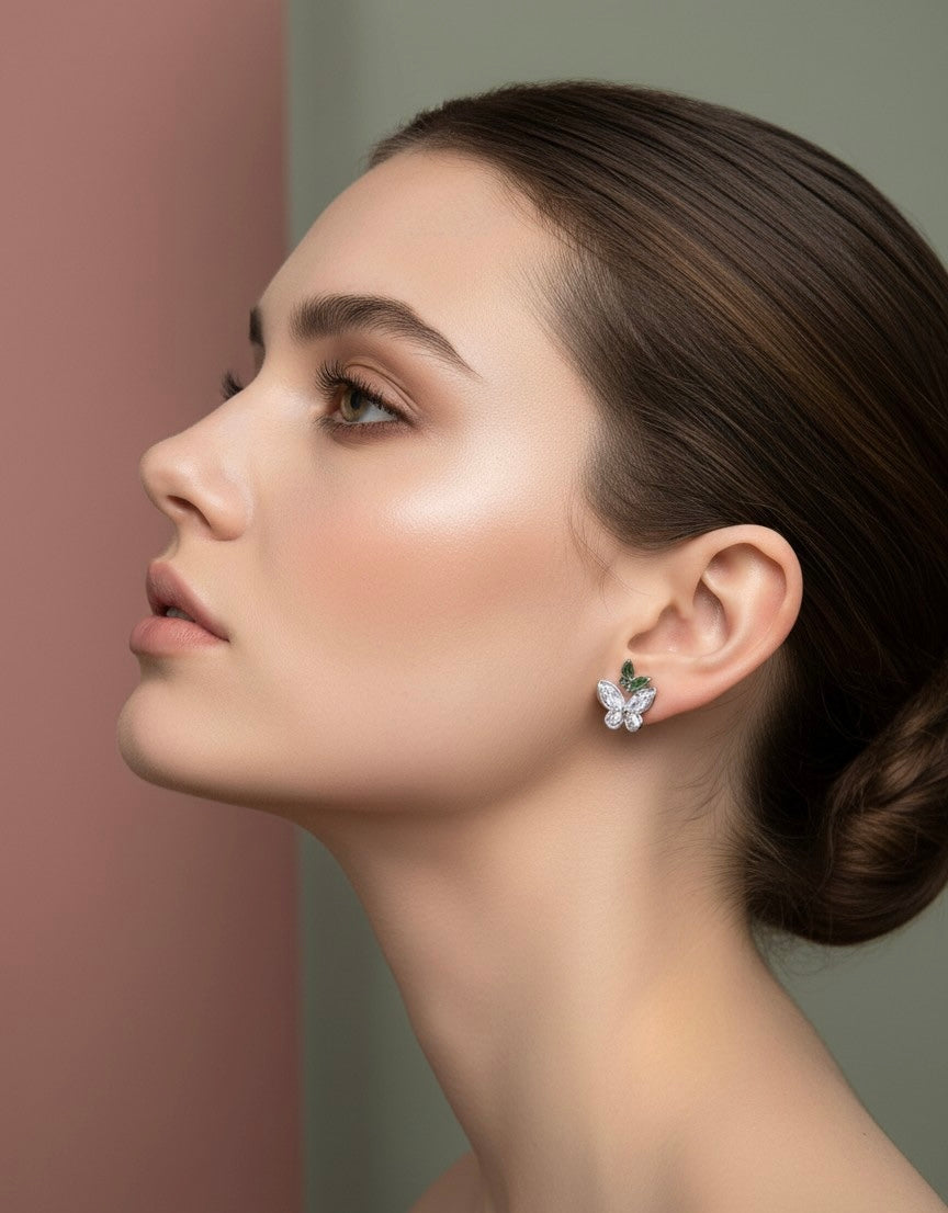 Mini Luxe Butterfly Stud Earring