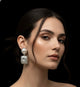 Molten Pearl Drops Earring