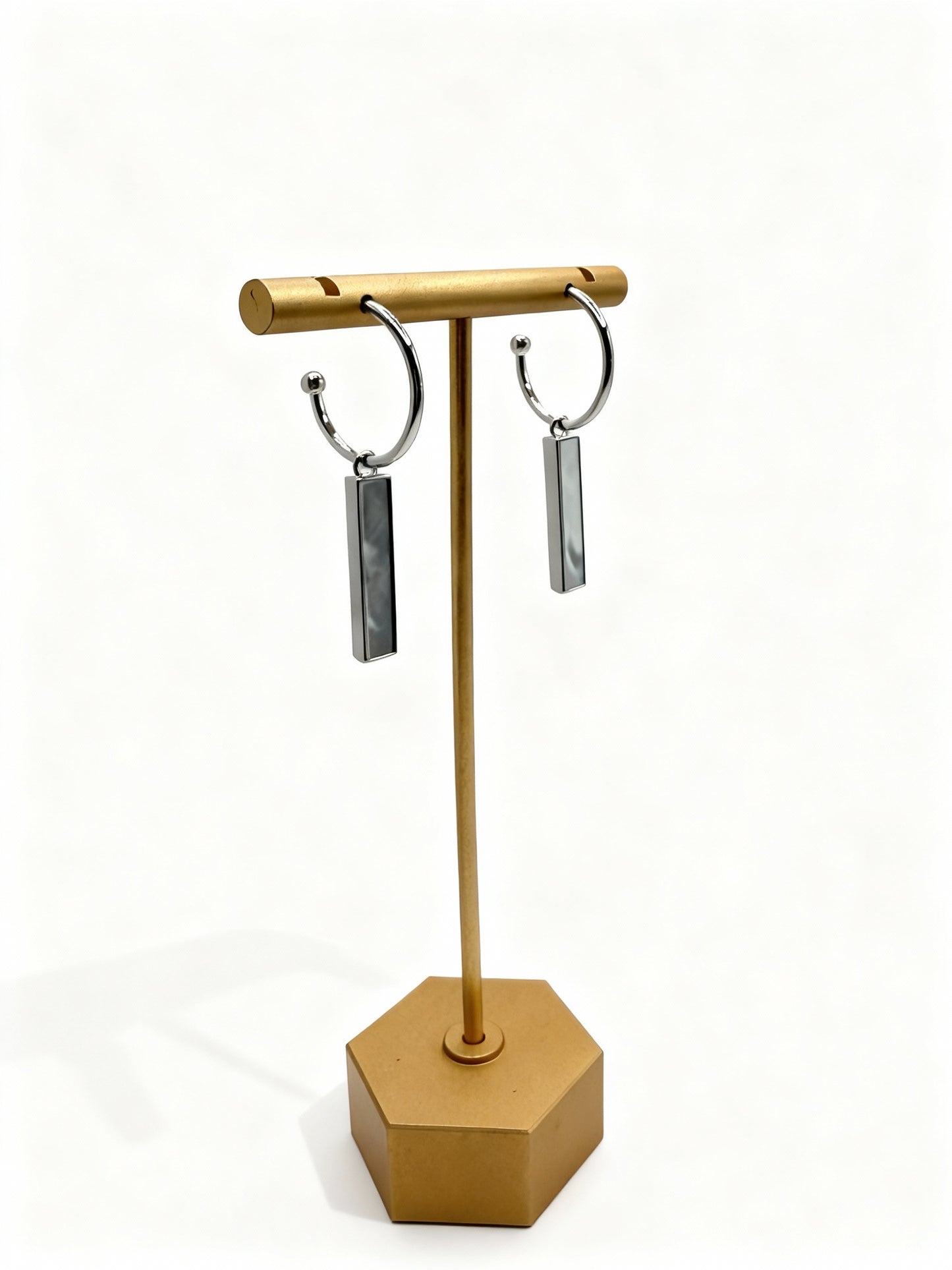 MOP Bar Drop Earring