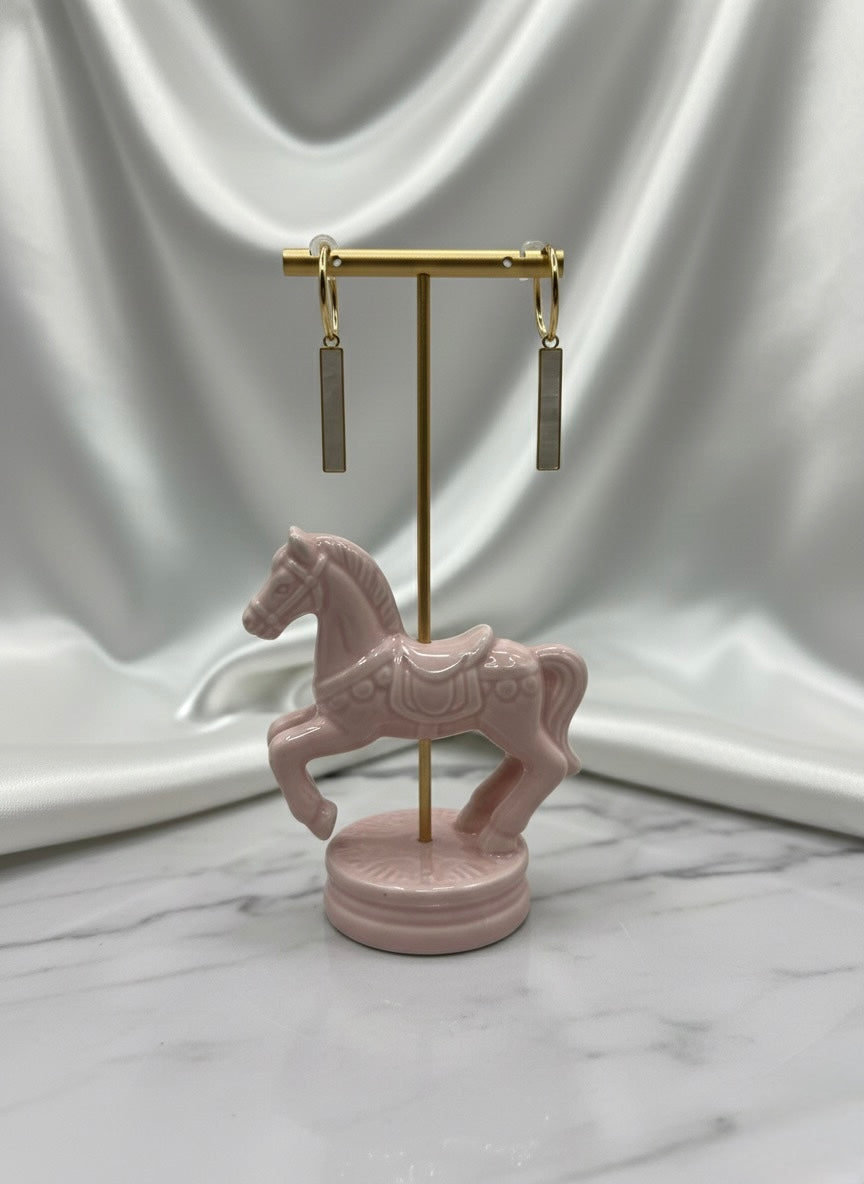 MOP Bar Drop Earring