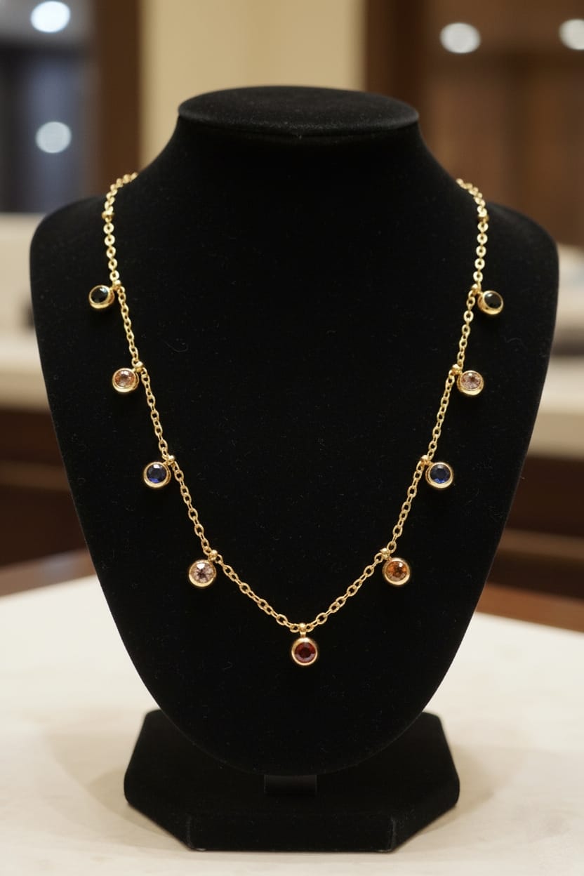 Multi colour Beats Necklace