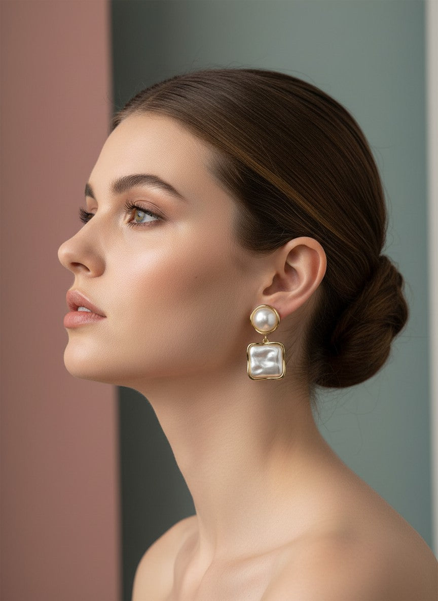 Pearl Drop Earring