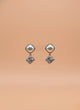 Pearl Solitaire Drops Earring