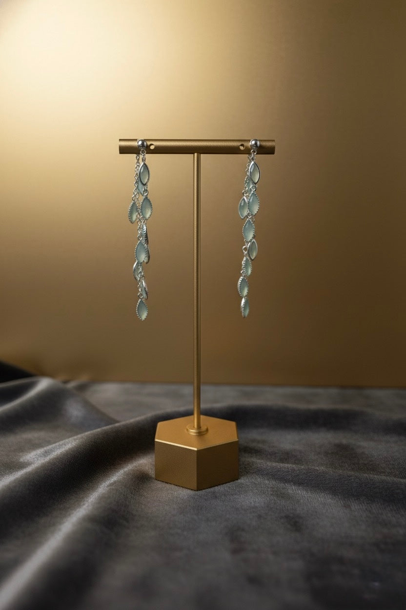 Sea Green Petal Earring