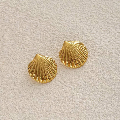 Seashell Studs