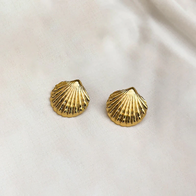 Seashell Studs