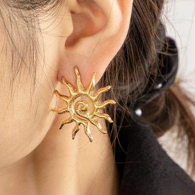 Sun Earing (Gold)