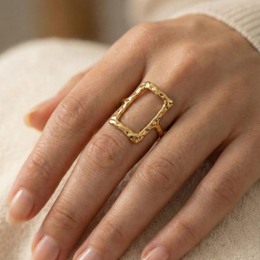 The Golden Quad Ring