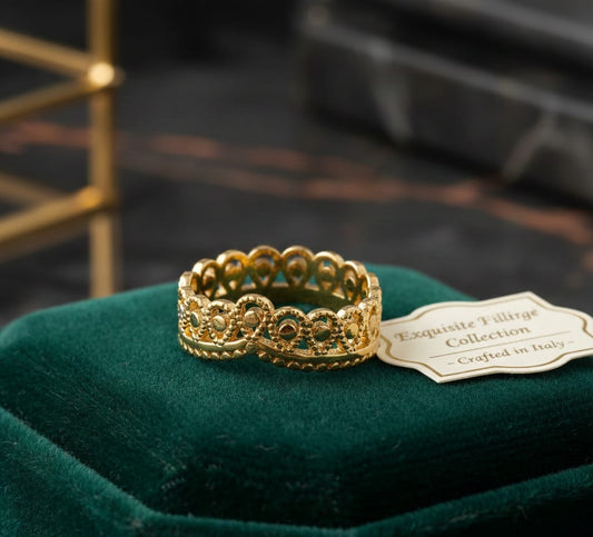 The Lace Band Ring
