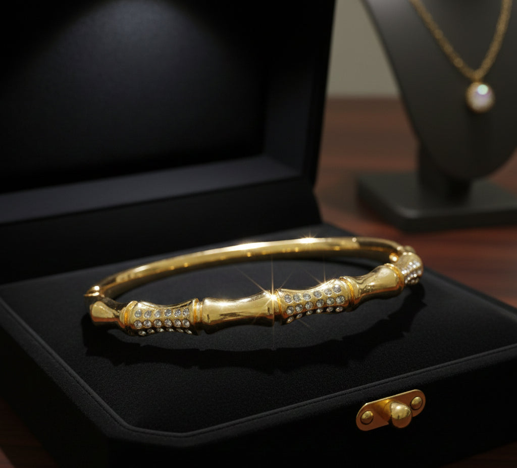 The Radiant Bamboo Bangle