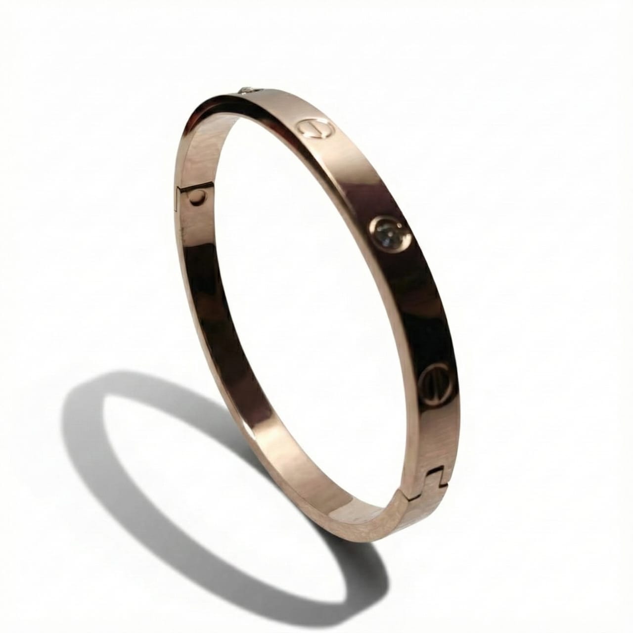 Thin size openable Kada Rose Gold