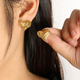 Vintage-Inspired Heart Studs
