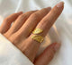 Wing Shap Golden Ring
